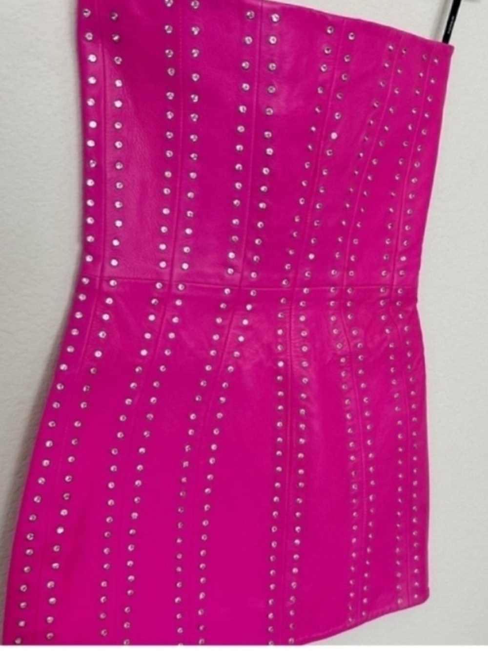 Retrofete Vesta Crystal Embellished Mini Dress Pink - Picture 4 of 8